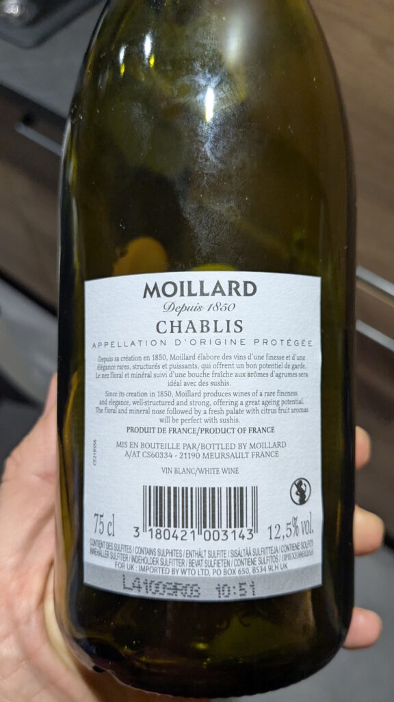 1b Chablis Coquillage Moillard (2023)