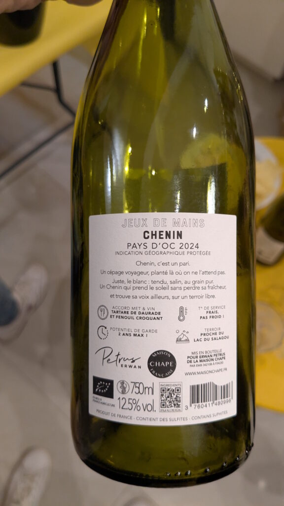 02b - Chenin - Jeux de Mains (2024) - Maison Chape