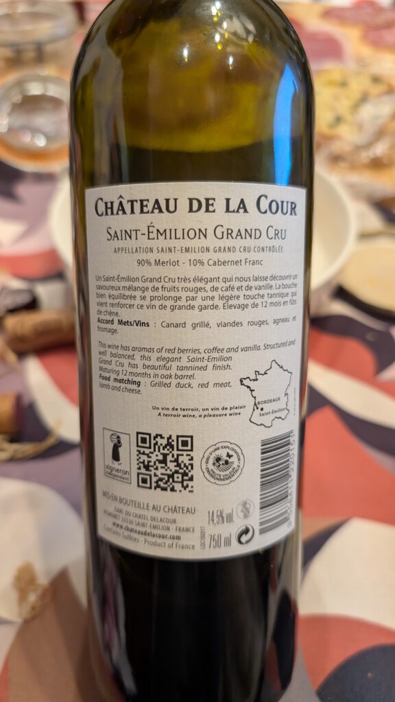 7b - Cuvée Privée Bernard Chauvet (2015) - Château de La Cour