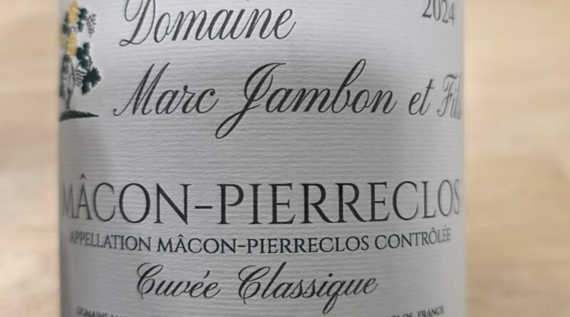 01- Cuvée Classique (2024) - Domaine Marc Jambon & Fils