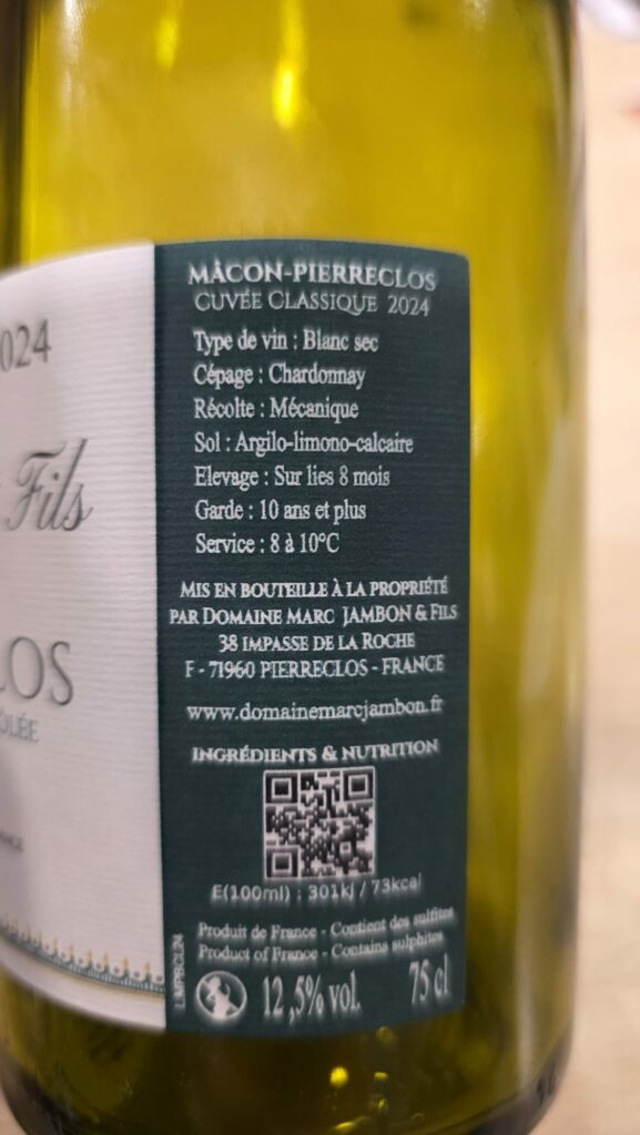 01b- Cuvée Classique (2024) - Domaine Marc Jambon & Fils