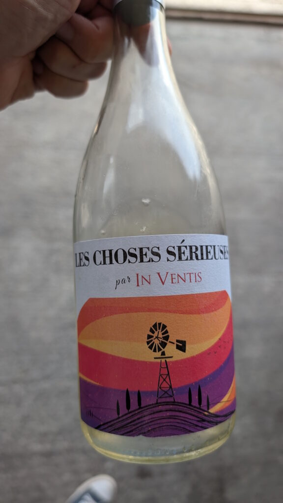 2- Les Choses Sérieuses - Blanc (2025) - Domaine In Ventis