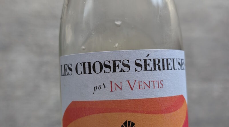 2- Les Choses Sérieuses - Blanc (2025) - Domaine In Ventis
