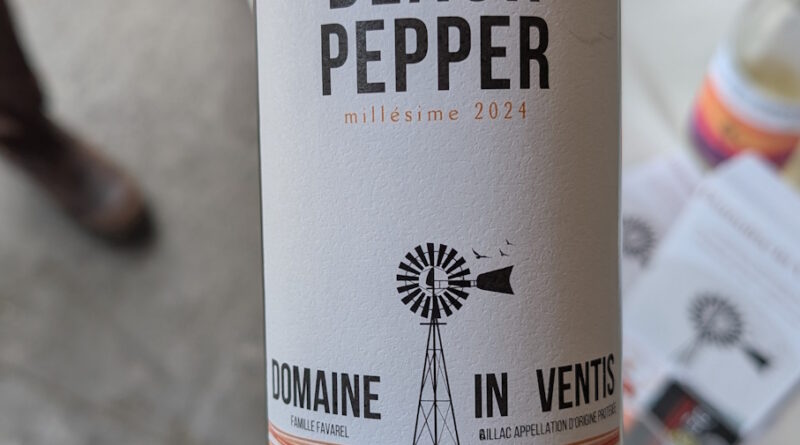 3- the Black Pepper (2024) - Domaine In Ventis