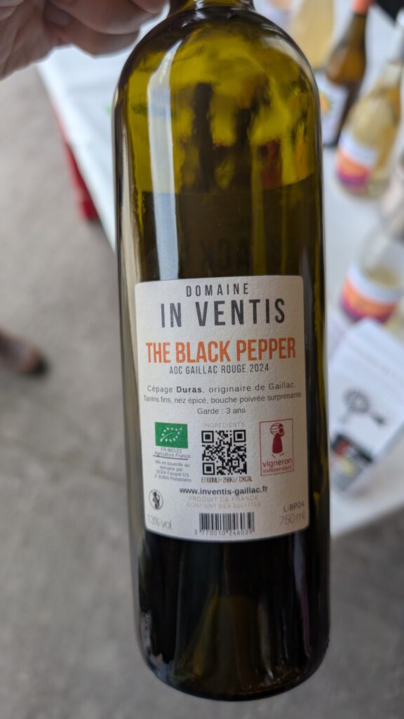 3b- the Black Pepper (2024) - Domaine In Ventis