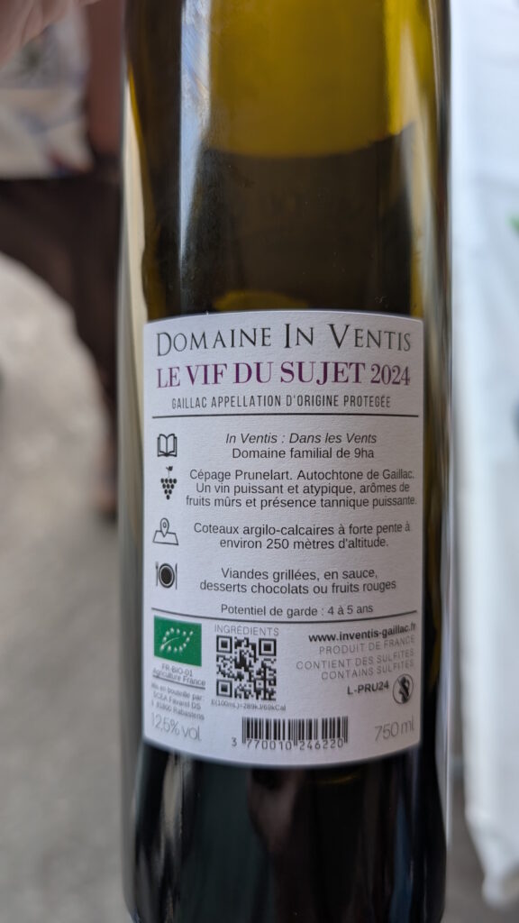 4b- Le Vif du Sujet (2024) - Domaine In Ventis