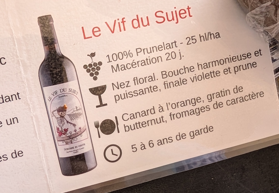 4c- Le Vif du Sujet (2024) - Domaine In Ventis