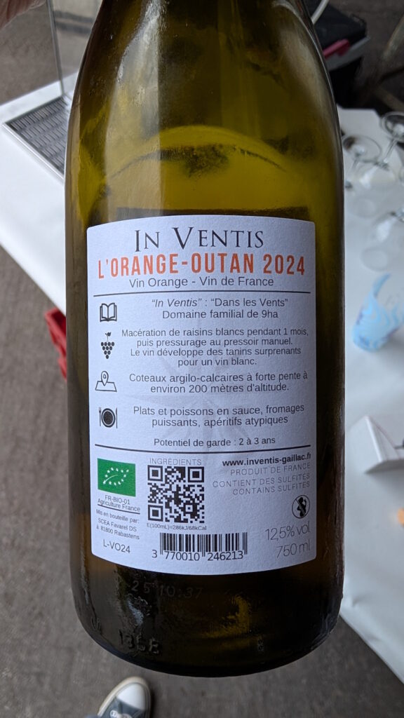 6b- L'Orange Outan (2024) - Domaine In Ventis
