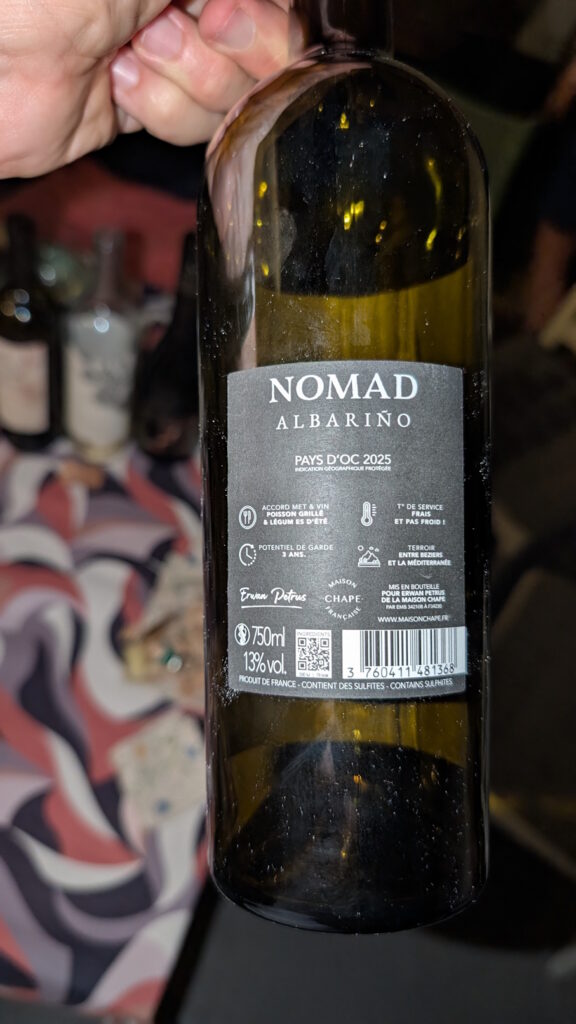 2b- Nomad Albariño (2025) - Maison Chape