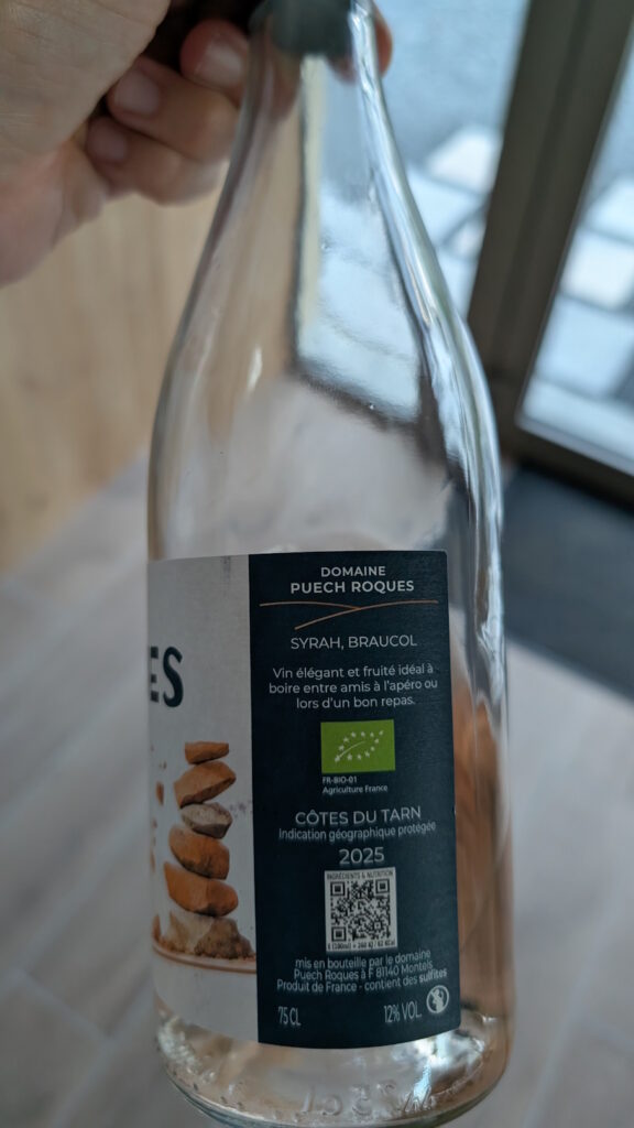 4b- P'tit Roques Rosé (2025) - Domaine Puech Roques