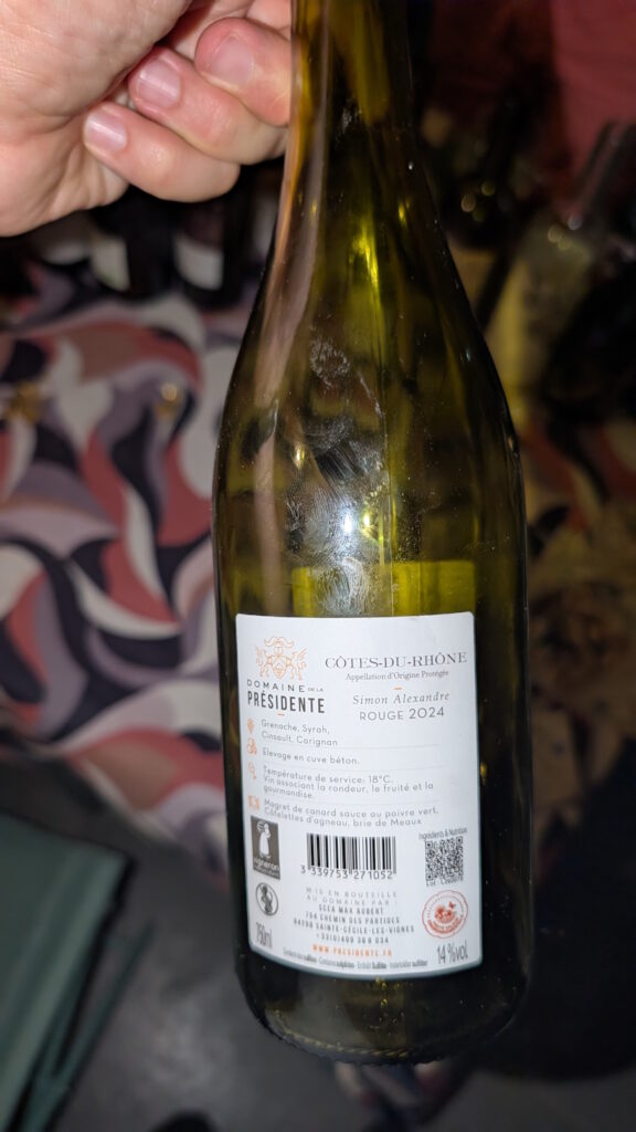 5b- Cuvée Simon Alexandre (2024) - Domaine de la Présidente