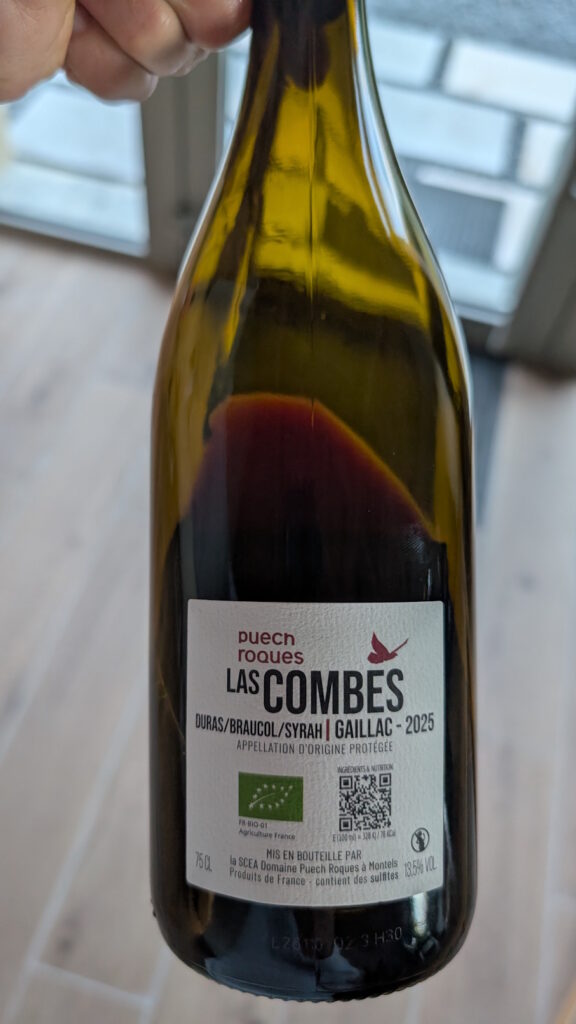 6b- Lieu-dit Las Combes (2025) - Domaine Puech Roques