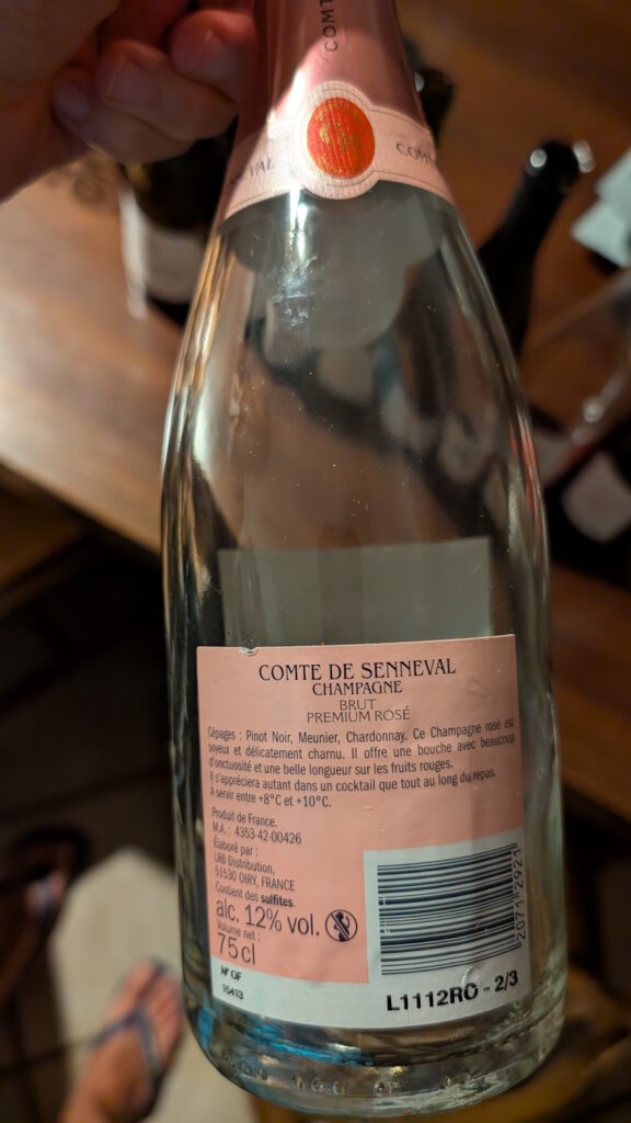 1b- Comte de Senneval Rosé